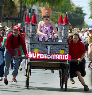 Conch Republic Red Ribbon Bed Race is billed as "the most fun you can have in bed with your clothes on."